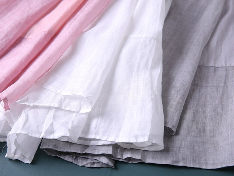 RenLepls Loose Linen Pants with Elastic Waist
