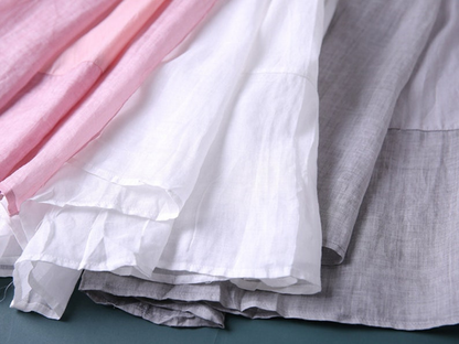RenLepls Loose Linen Pants with Elastic Waist