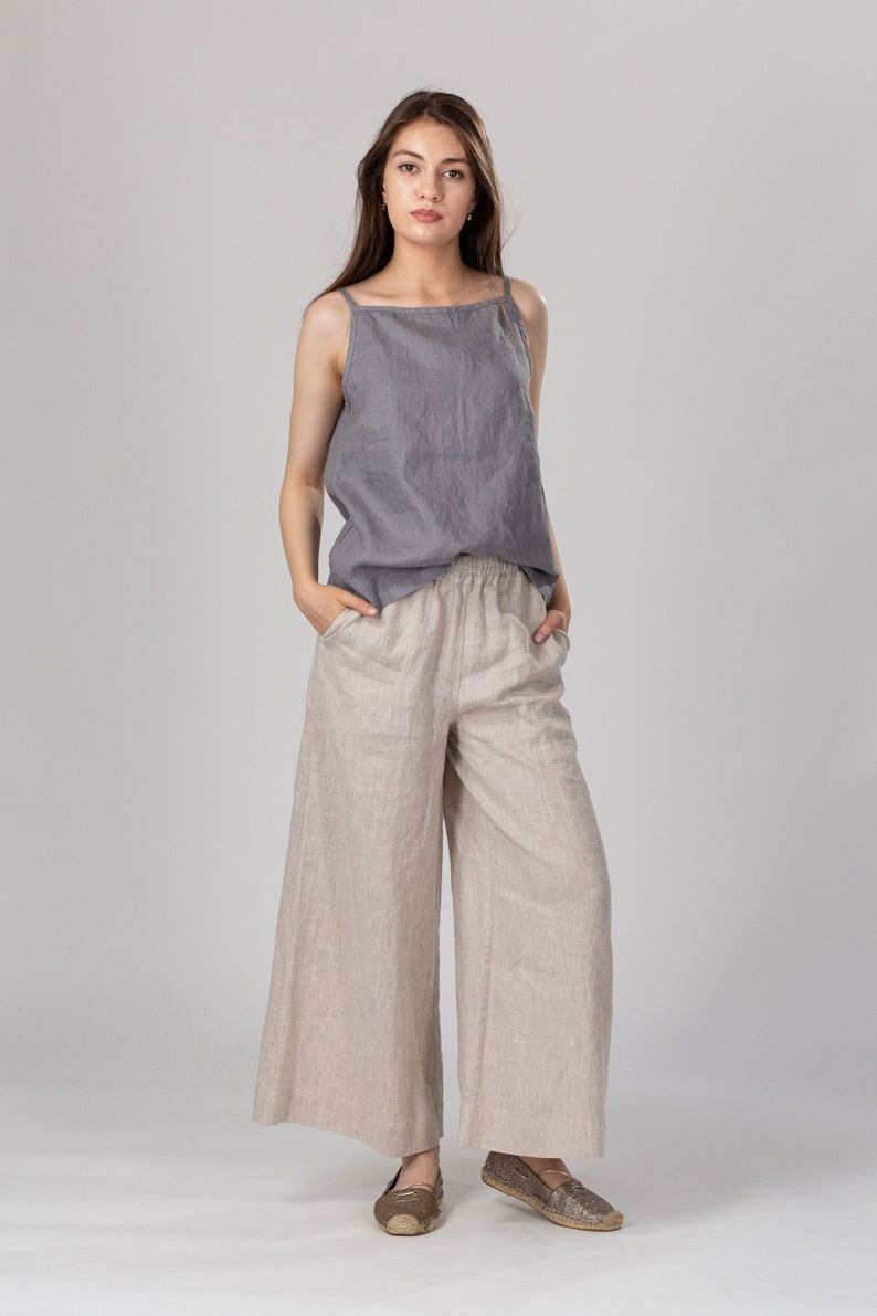 Cocoon Linen Maxi Skirt with Pockets