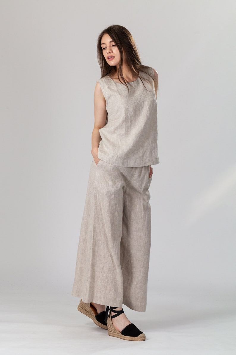 Cocoon Linen Maxi Skirt with Pockets