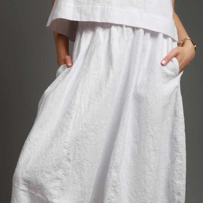 Wide Leg Linen Pants with Pockets
